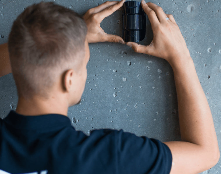 Ajax security systems being installed in minutes by trained  professional