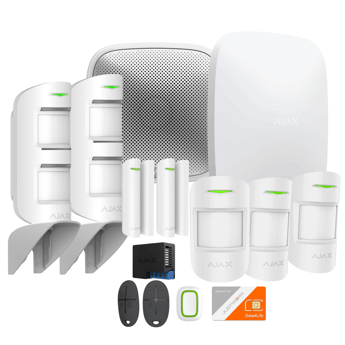 Ajax Family Outdoor Kit - A  Combination of Outdoor and Indoor Security
