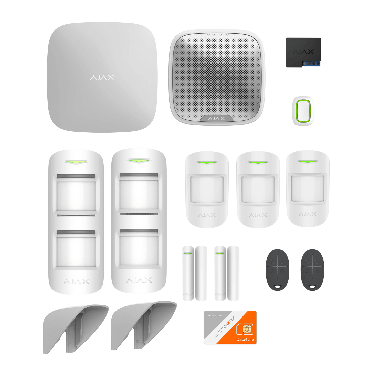 Ajax Family Outdoor Kit - A  Combination of Outdoor and Indoor Security