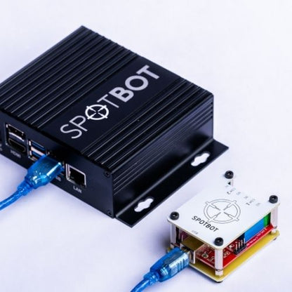 SPOTBOT USB Relay - Smart relay module for detection events, trigger sirens and more using relay switches. Device connected into SPOTBOT 