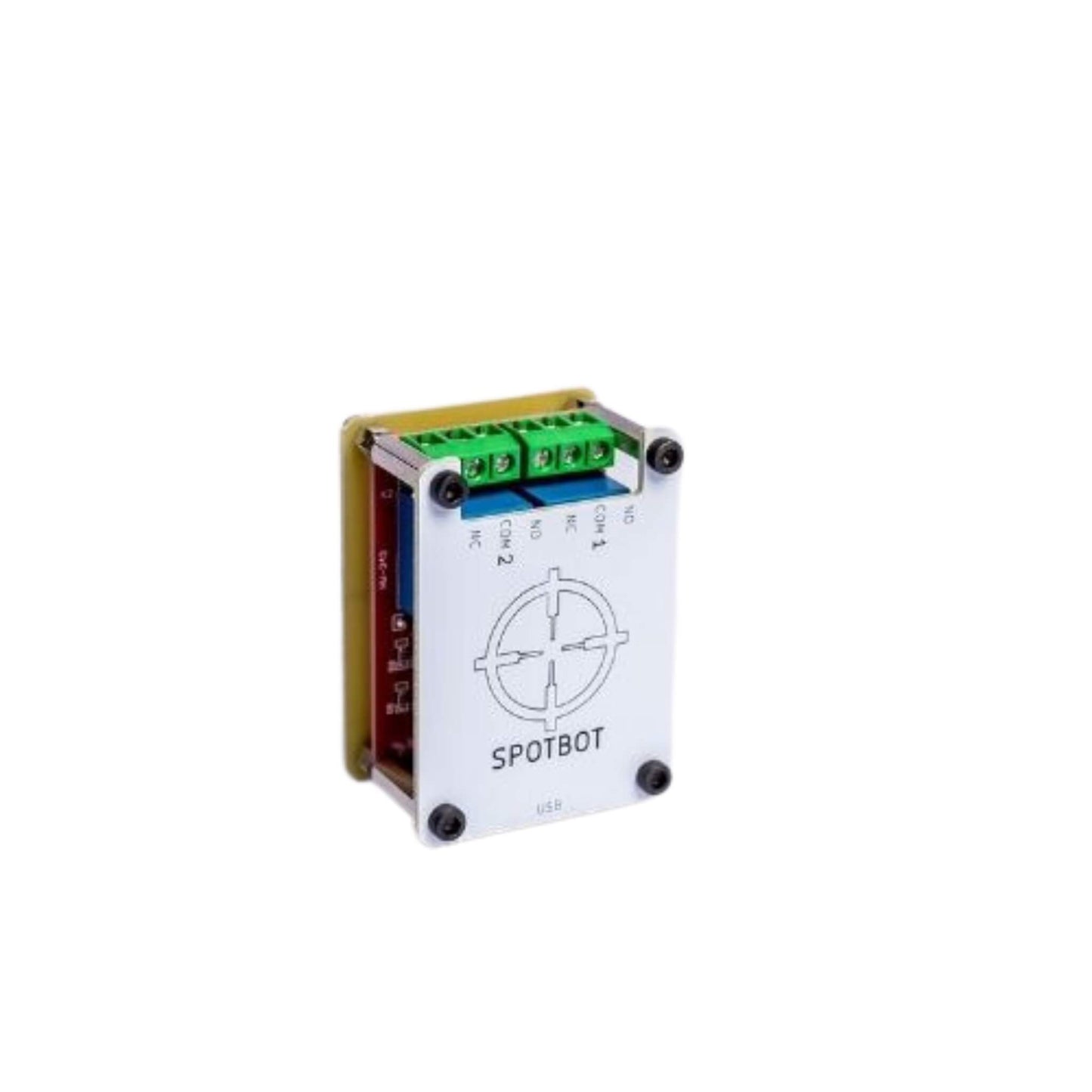 SPOTBOT USB Relay - Smart relay module for detection events, trigger sirens and more using relay switches.