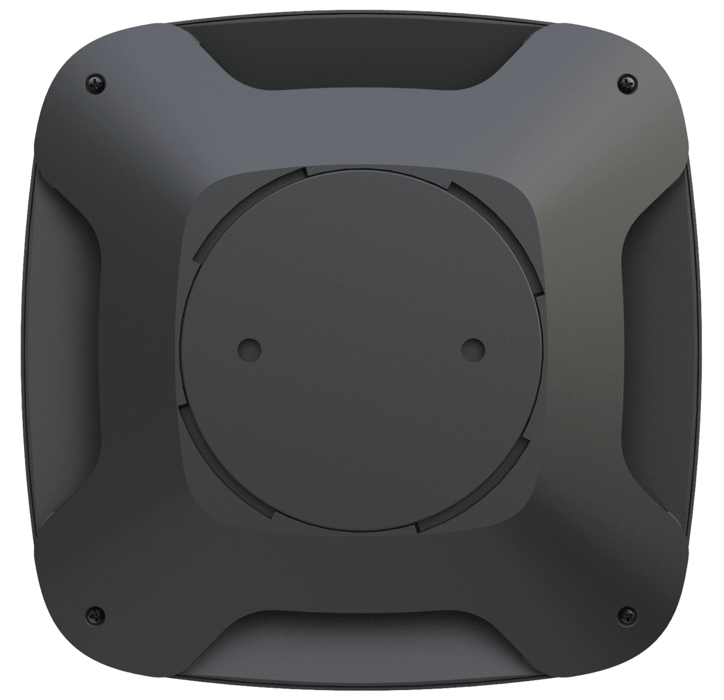 Black Ajax FireProtect plus fire sensor, back view