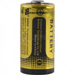 3v Lithium Battery for Ajax Wireless Detectors. battery is a compact design and easy to install. Positive and negative terminals displayed battery is gold and black in color